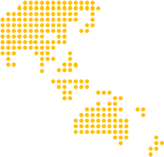 dotted map of Asia