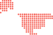 dotted map of usa